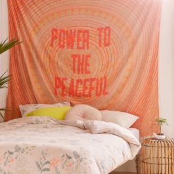 Orange Urban Outiftters wall tapestry - Picture 2 of 2